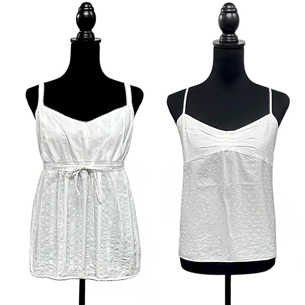 GAP White Camisoles Set